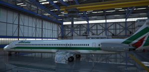 Leonardo FlyTheMaddog MD-82 Alitalia I-DATI Clean Livery thumbnail 6