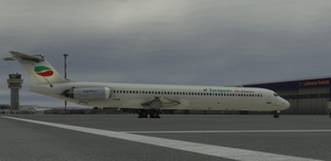 Leonardo's MD-82 European air charter (LZ-PACK)  thumbnail 2