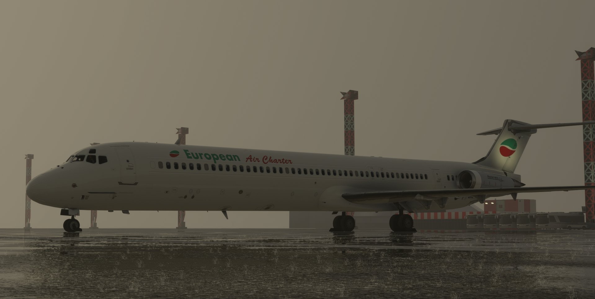 Leonardo's MD-82 European air charter (LZ-PACK)  - Image 1