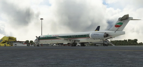 Leonardo's MD-82 Retro Bulgarian Air Charter (LZ-LDY) 