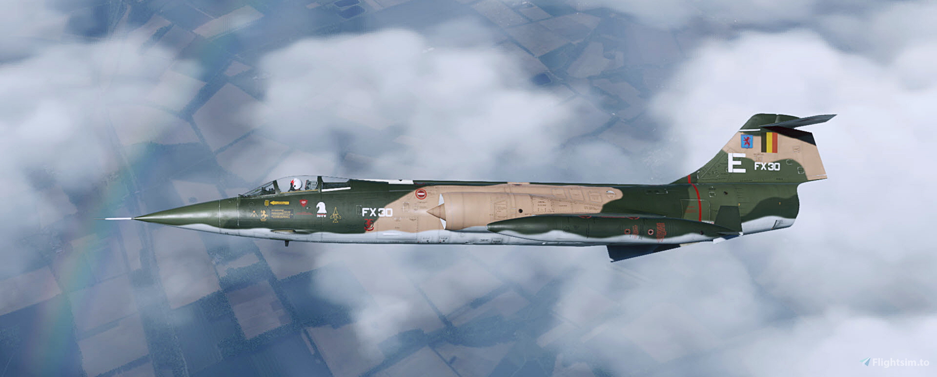 Lockheed F-104G - FX30 10th FBW Belgian Air Force - Tactical Air