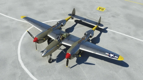 Lockheed P-38L (FlyingIron Simulations) "94th FS #90"