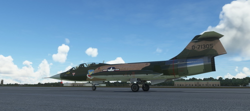 Lockheed TF-104 USAF 57-1305