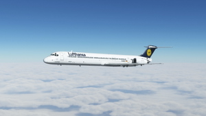 Lufthansa Fictional (D-ANEY) Fly Maddog X MD82 - 8K thumbnail 1