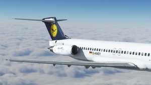 Lufthansa Fictional (D-ANEY) Fly Maddog X MD82 - 8K thumbnail 7