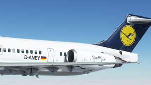 Lufthansa Fictional (D-ANEY) Fly Maddog X MD82 - 8K thumbnail 3
