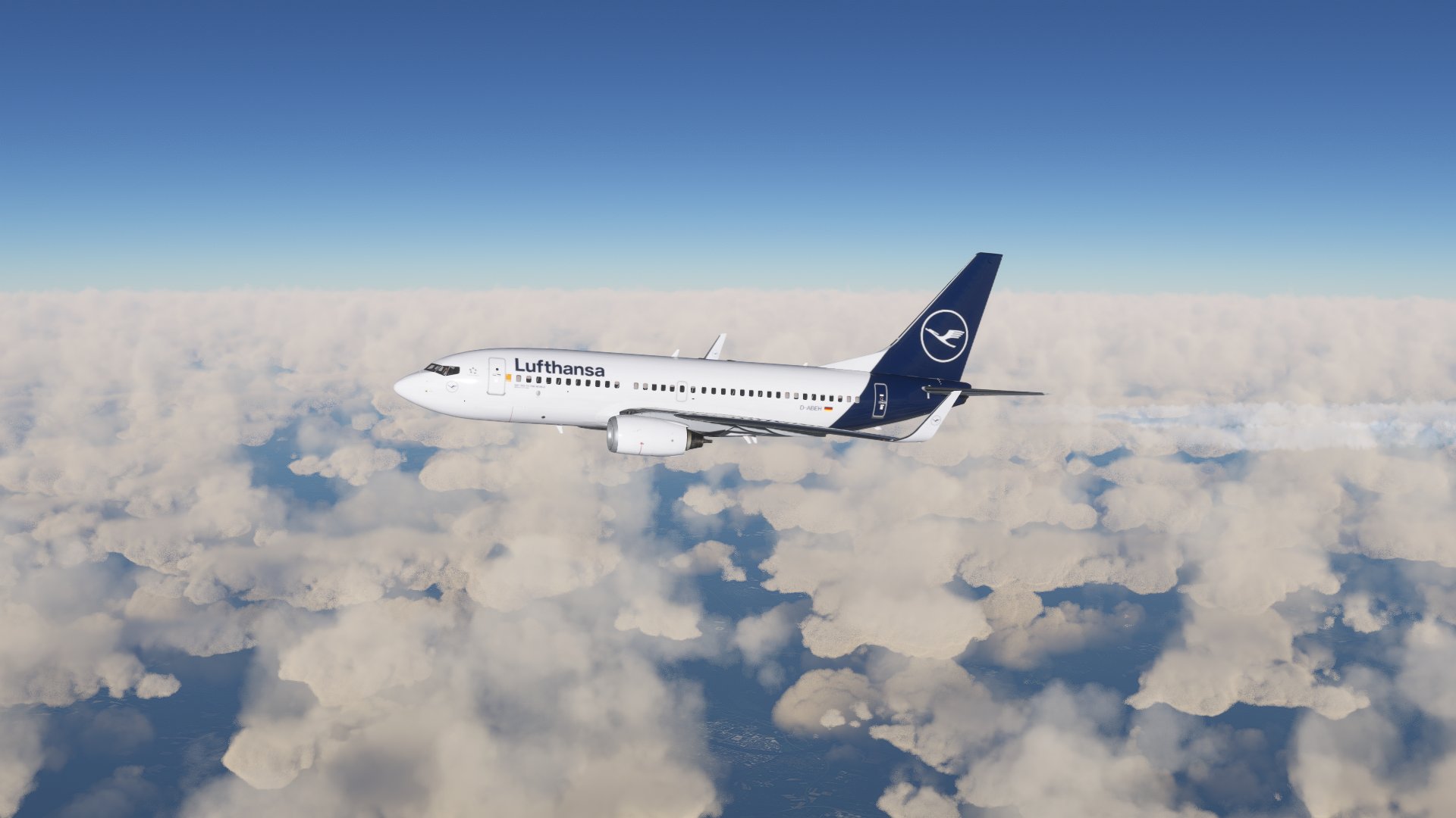 Lufthansa New Livery PMDG Boeing 737-700 - 8K - Image 1