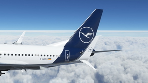 Lufthansa New Livery Split Scimitar PMDG Boeing 737-700 - 8K thumbnail 2