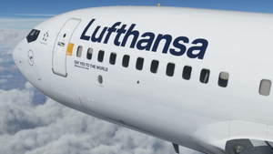 Lufthansa New Livery Split Scimitar PMDG Boeing 737-700 - 8K thumbnail 5