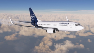 Lufthansa New Livery Split Scimitar PMDG Boeing 737-700 - 8K thumbnail 7