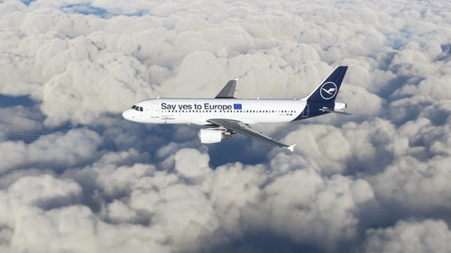 Lufthansa #SayYesToEurope (D-AIZG) Fenix A320 - 8K