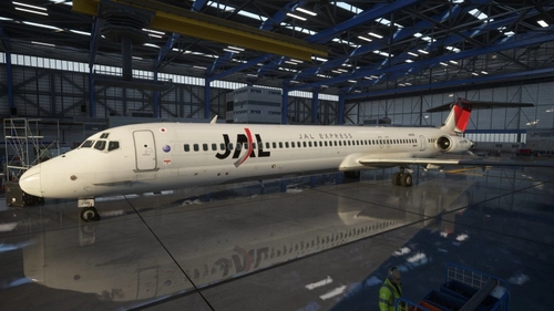 Maddog X - JAL Express 'Arc of the Sun' JA8296 (pre-20th)