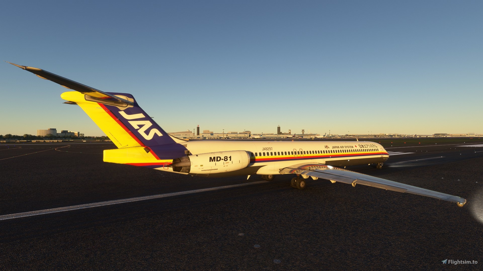 Maddog X - Japan Air System JA8297 のために Microsoft Flight 