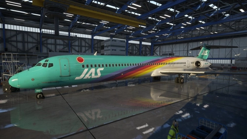 Maddog X - Japan Air System 'MD-90 Livery' JA8062 (pre-20th)