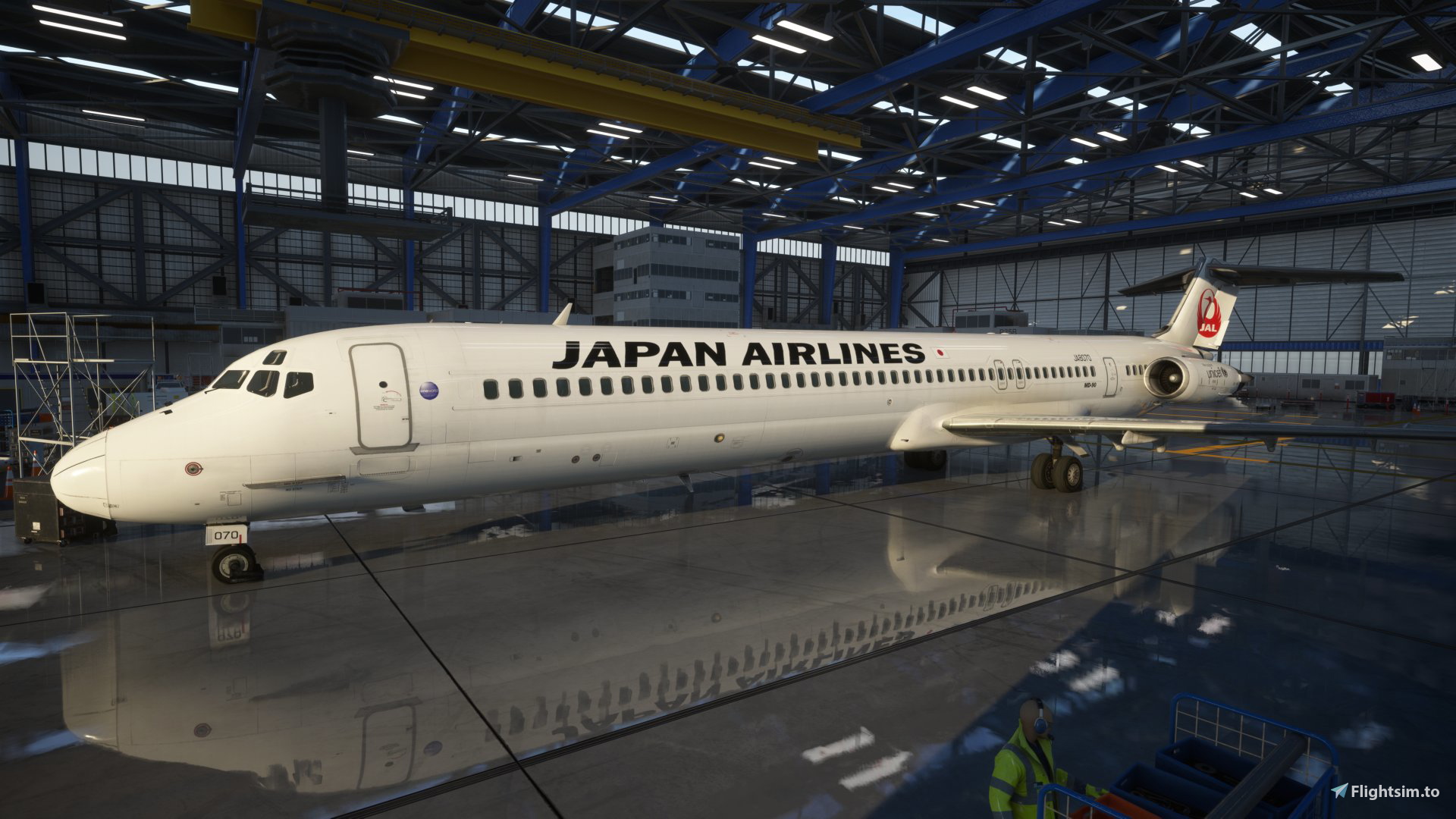 Maddog X - Japan Air System 'MD-90 Livery' JA8062 (pre-20th