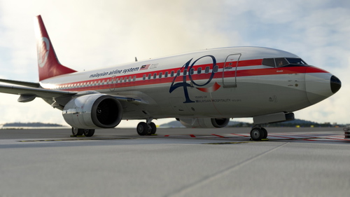 Malaysia Airlines Retro 737-700 & 737-BBJ