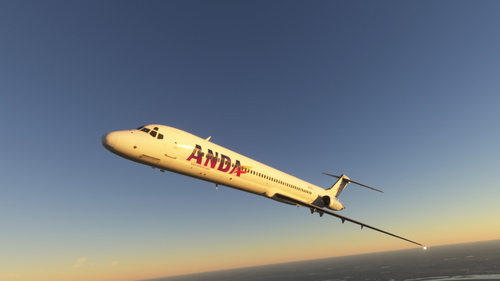 MD-82 Anda Air Livery UR-CPB (Ukraine)