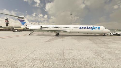 MD-82 AviaJet livery G-FLTM