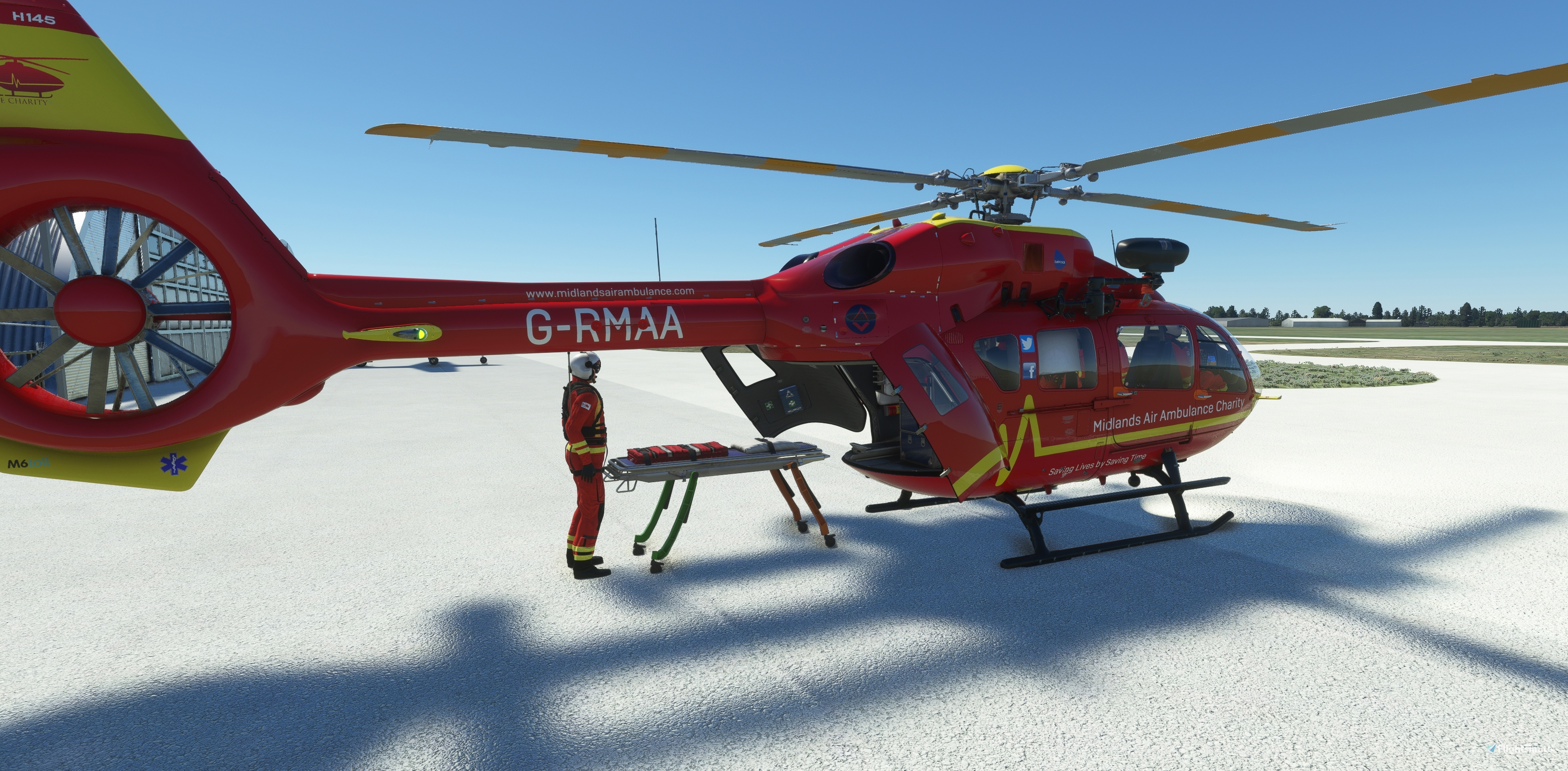 Midlands Air Ambulance 'G-RMAA' | Airbus H145 | 8K - Image 1