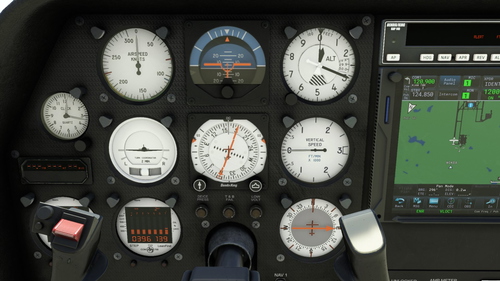 Milviz 310R Carbon Fiber Cockpit Panel and switch-plate