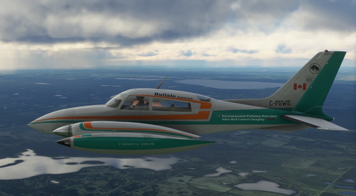 MilViz C310Q Buffalo Airways C-FGWE