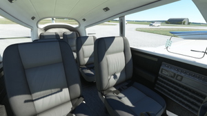 Milviz Cessna 310R - Grey Interior with Black Tablet thumbnail 7