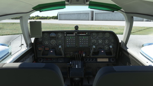Milviz Cessna 310R - Grey Interior with Black Tablet thumbnail 1