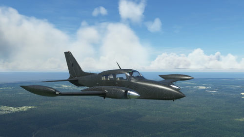 Milviz Cessna 310R Topographic Livery