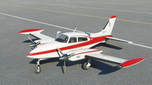 Milviz Cessna 310R With Your Reg. thumbnail 1