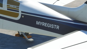 Milviz Cessna 310R With Your Reg . thumbnail 5
