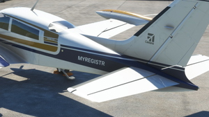 Milviz Cessna 310R With Your Reg . thumbnail 7