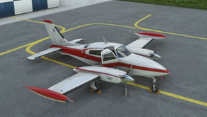 Milviz Cessna 310R With Your Reg. thumbnail 7