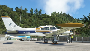 Milviz Cessna 310R With Your Reg . thumbnail 2