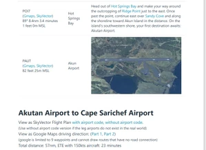 MSFS Bush Trips Navlog PDF + Flight Plan - All In One thumbnail 4