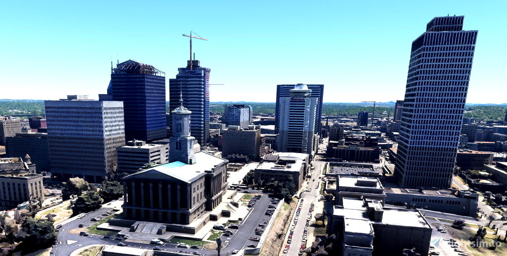 Nashville TN USA for Microsoft Flight Simulator MSFS