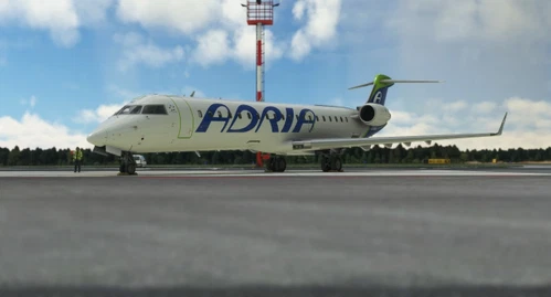 "New" Adria Airways livery for CRJ700; S5-VAI