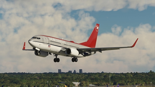 Northwest "Bowling Shoe" [8K] - PMDG 737-700