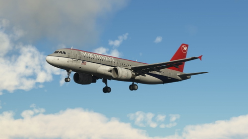 Northwest "Bowling Shoe"/ Dirty [4K] - Fenix A320