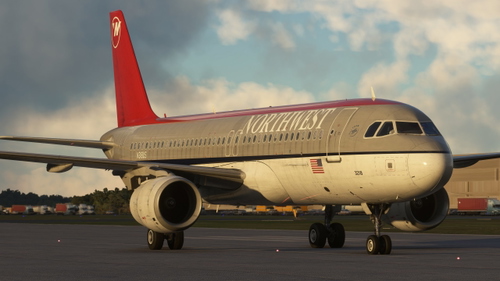 Northwest "Bowling Shoe"/ Dirty [8K] - Fenix A320