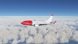 Norwegian Air Shuttle (LN-KHB) PMDG Boeing 737-700 - 8K thumbnail 1