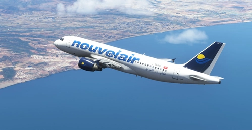 Nouvelair "2002 livery" "TS-INO" Fenix A320 Ceo