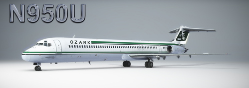 Ozark Airlines N950U