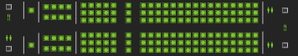 PACX - A320neo - 150 Pax / 3-Class Cabin Layout thumbnail 2