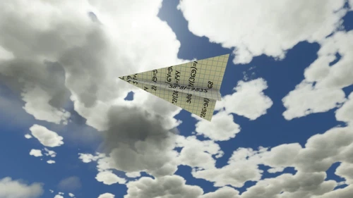 Paper Airplane Algebra sheet