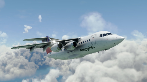 Philippine Airlines - Just Flight BAe-146-100.
