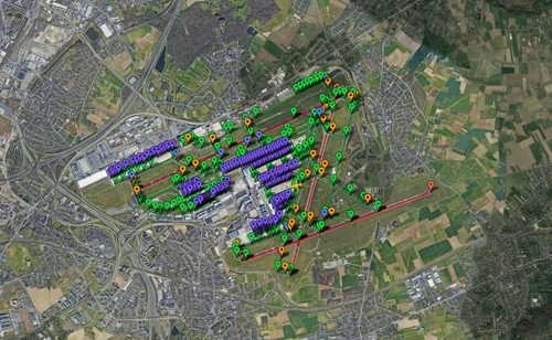 Pilot2ATC Brussels National EBBR Taxiways and Gates 