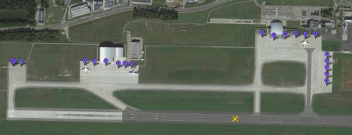 Pilot2ATC Rzeszów-Jasionka EPRZ Taxiways and Gates