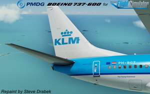 PMDG 737-600 KLM (PH-BGZ - 2011) thumbnail 1