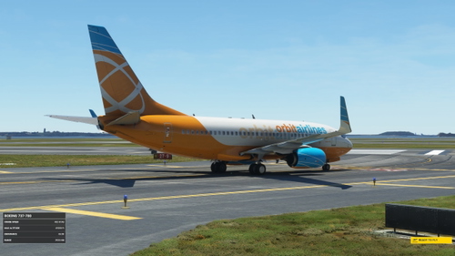 PMDG 737-7 BW Orbit Airlines "Classic" (Weathered)