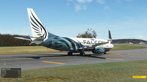 PMDG 737-7 SSW Falcon Airlines "Colors" (Clean)